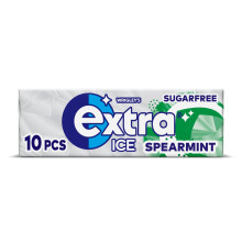 Extra Chewing Gum, Sugar Free, Ice Spearmint Flavour, Chewing Gum Bulk, 30 Packs of 10 Pieces