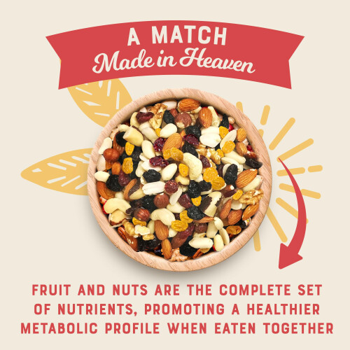 Sunburst Snacks Raw Mixed Nuts & Fruit, Unsalted, 1kg 2