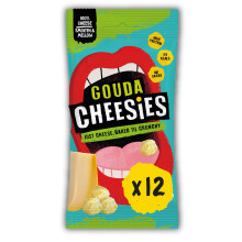CHEESIES | Crunchy Snacking Cheese Keto Snack | Gouda | 100% Cheese | Sugar Free, Gluten Free, No Carb | High Protein and Vegetarian | Crunchy, Baked