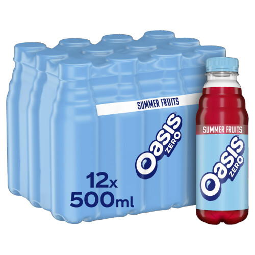 Oasis Oasis Summer Fruits Zero 12 x 500ml