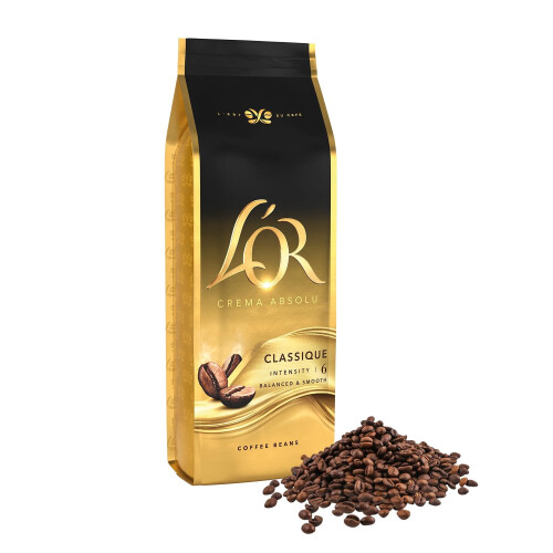 L'OR L'OR Crema Absolu Classique Coffee Beans 500g Intensity 6
