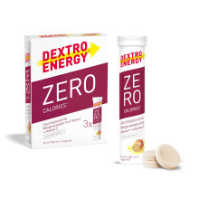 Dextro Energy Zero Calories Mango and Passionfruit Effervescent Tablets | Recovery and Hydration Electrolyte Drink with Vitamin C | with Vitamin C I 3