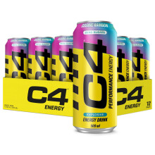 C4 Performance Energy Drinks Cosmic Rainbow 500ml (12 pack) | Sugar Free Energy Drink with 160mg Caffeine, 250mg Betaine, 1050mg Taurine | Low Calorie