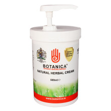 Botanica Natural Herbal Cream, 500ml | Non Greasy and Easy to Apply Healing Energy | Beneficial on a Wide Range of Skin Conditions | Natural Insect