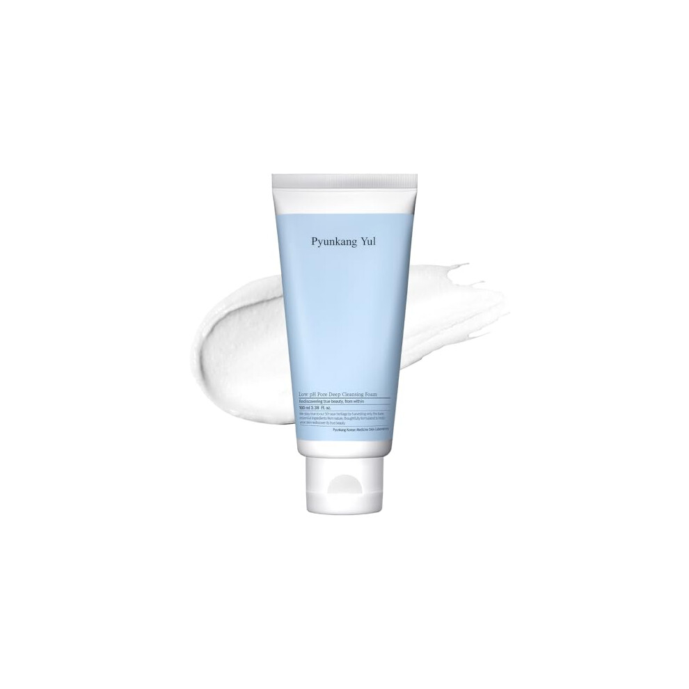 Pyunkang Yul [Pky] Low Ph Pore Deep Cleansing Foam ? Korean Face Cleanser With Diatomite, Tea Tree & Centella, Soothes & Deeply Cleanses, Gentle