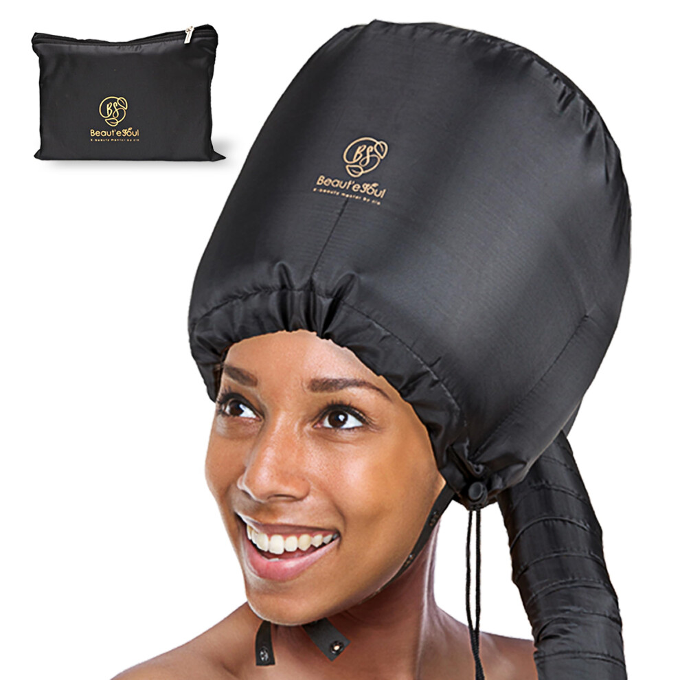 Beautã© Seoul Beaut'e Seoul Bonnet Hood Hair Dryer Cap, Adjustable Hooded Bonnet For Handheld Blow Dryer, Steamer For Deep Conditioning, Styling & Curling ? Fits