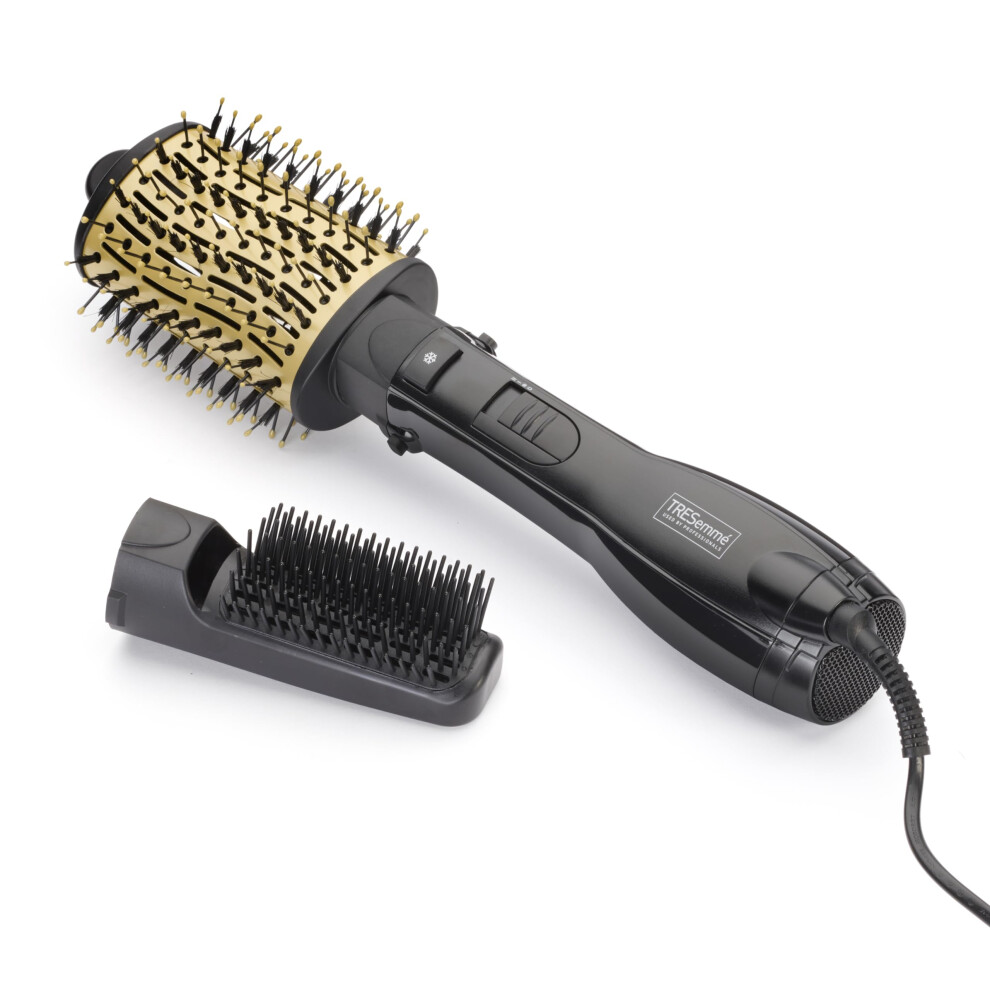 Tresemmé Tresemme 2 In 1 Hair Dryer Brush, Airstyler For Bouncy Blowout Styles, Oval Brush For Volume, Ionic For Smooth Results