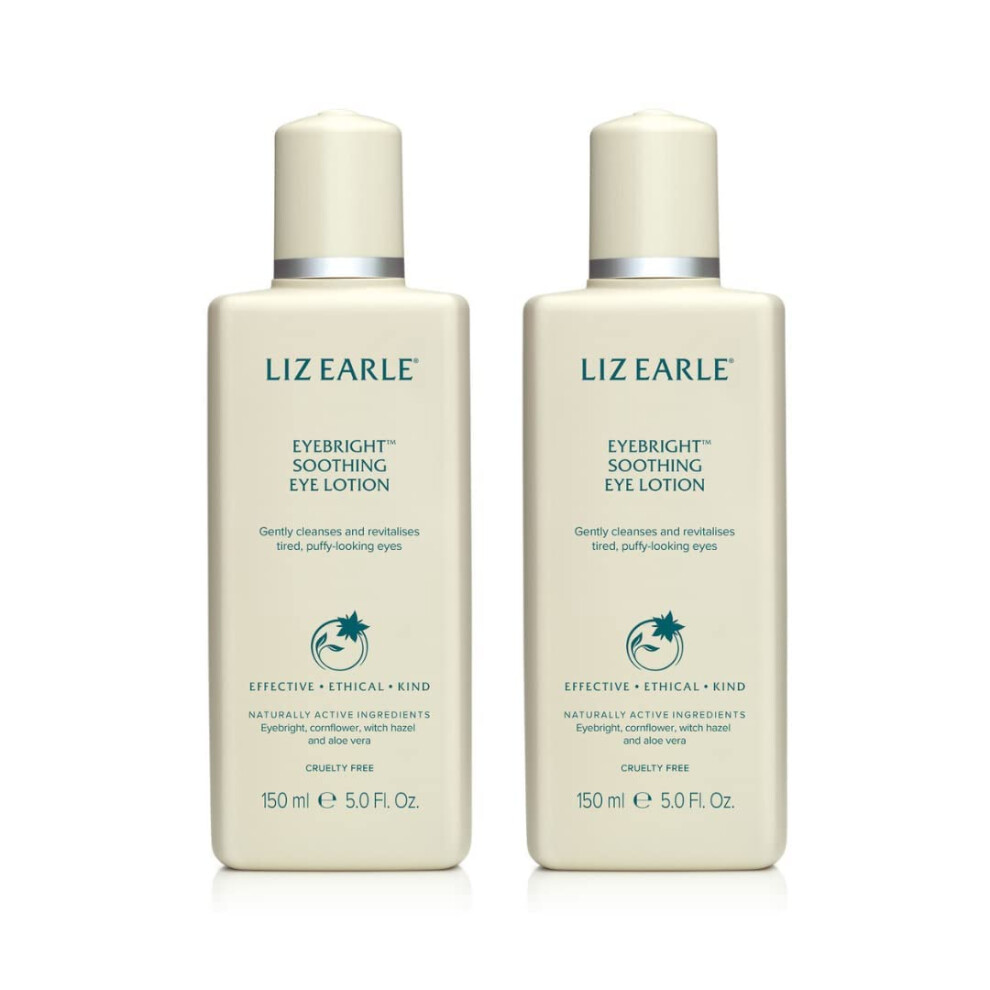 Liz Earle Eyebright Soothing Eye Lotion Duo (2 X Eyebright 150Ml)