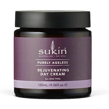 Sukin Purely Ageless Rejuventating Day Cream 120ml - with Vitamin E; cruelty free & vegan friendly - to naturally plump, firm & hydrate skin, whilst