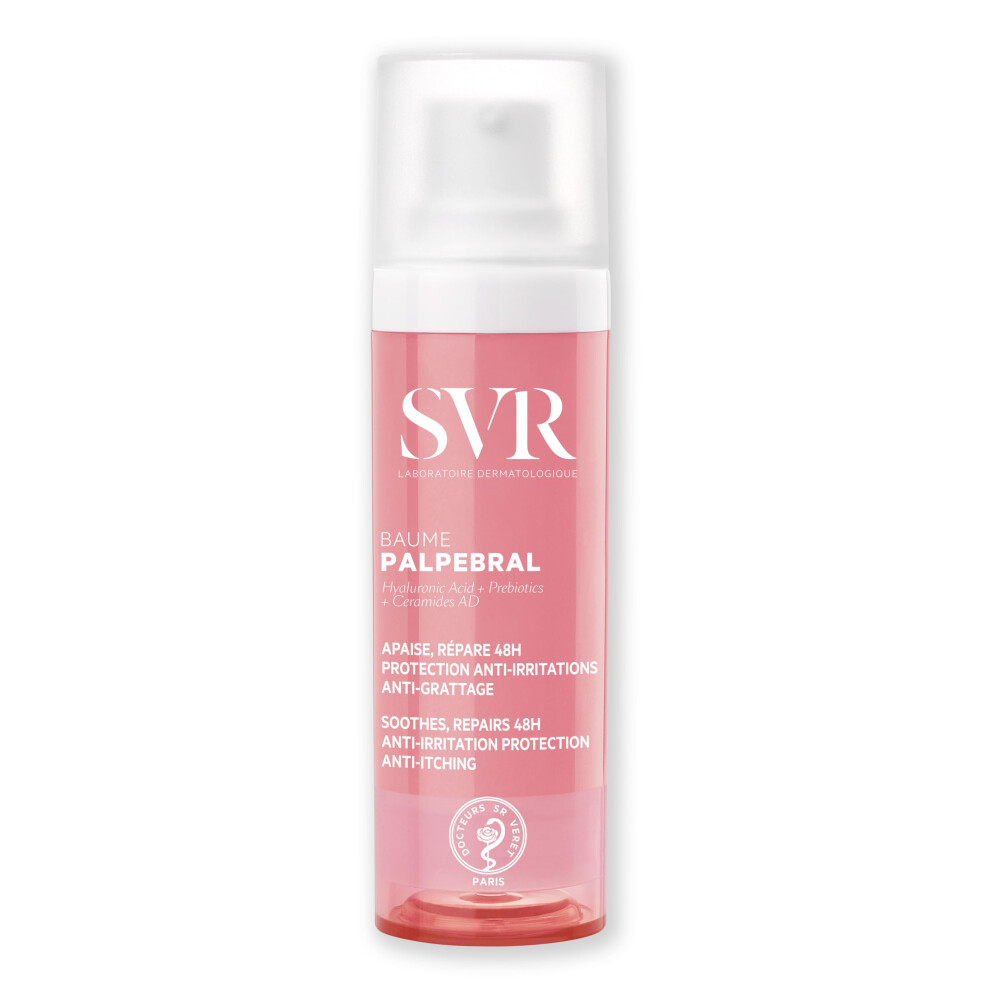 Svr Palpebral Soothing Hydrating Face Balm For Sensitive Skin And Irritated Eyelids Prone To Redness, Itching And Extreme Dryness, Fragrance-Free,