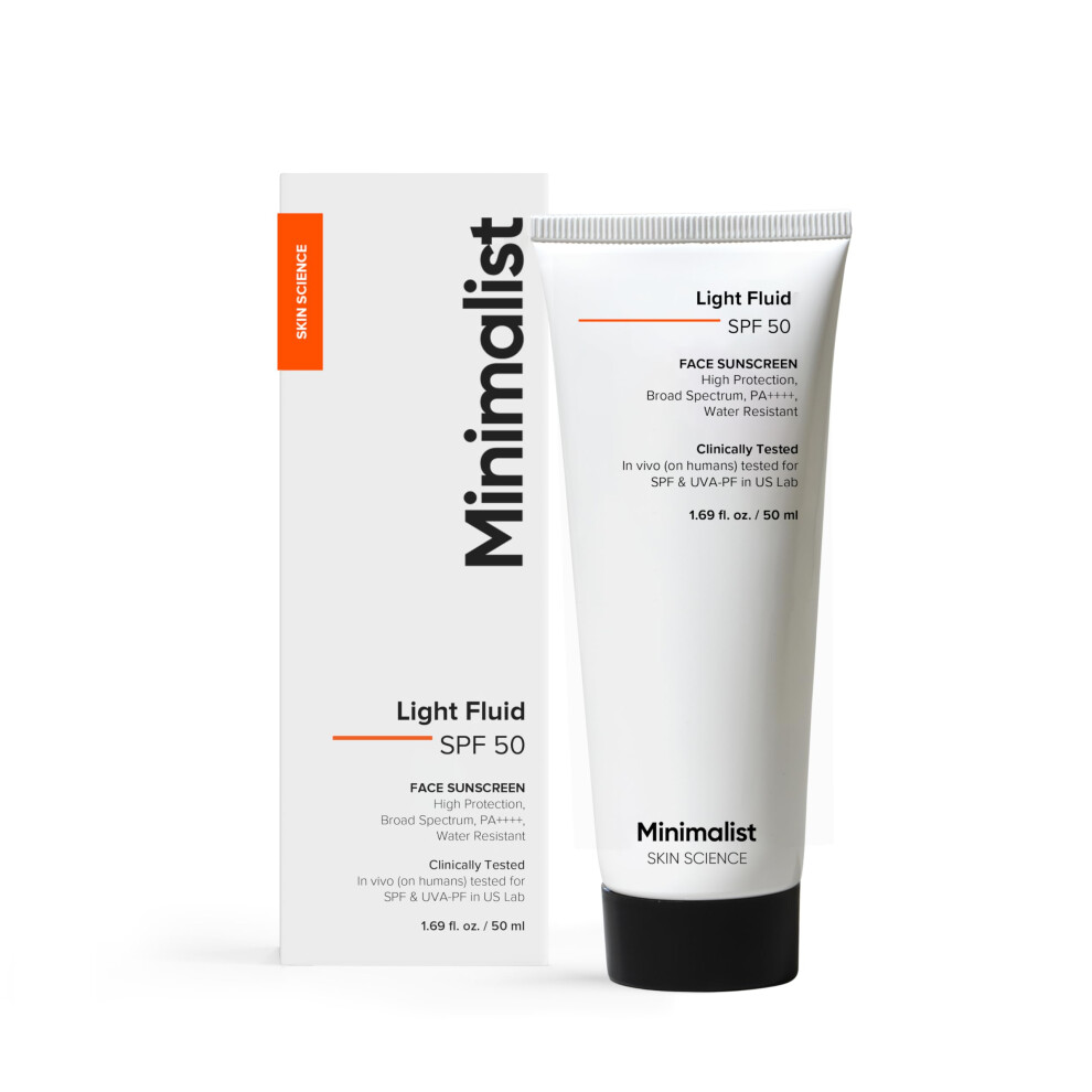 Minimalist Light Spf 50 Fluid Sunscreen