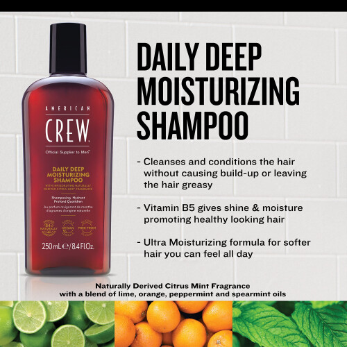 American Crew AMERICAN CREW Daily Moisturising Shampoo 1000ml 2