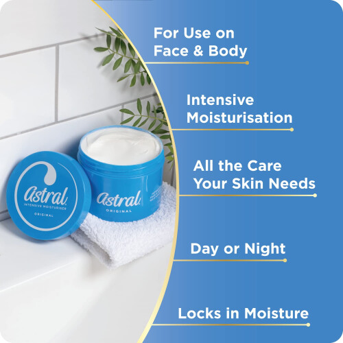 Astral THREE PACKS of Astral Cream x 200ml 2