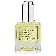 Nails.INC Superfood Repair Oil Treatment, A Blend of Nourishing Oils Hydrate and Promote Nail and Cuticle Health, Cruelty Free, Vegan
