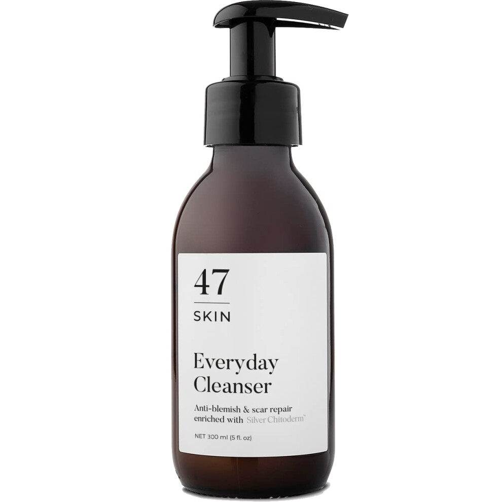 47 Skin | Everyday Skin Cleanser For All Skin Types | Anti Bacterial Hydrating Facial Skin Cleanser | Cleanses, Helps Spot Prevention With Anti