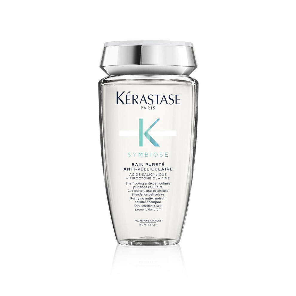 Kerastase K?Rastase Symbiose, Purifying Anti-Dandruff Cellular Shampoo, For Oily, Sensitive Scalps Prone To Dandruff, Sulphate-Free, Silicone-Free, Bain Puret?