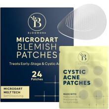 BLOOMORA Microdart Pimple Patch, Cystic Acne Treatment, Spot Patches Salicylic Acid & Hyaluronic Acid, Pimple Patches Microneedle Technology - Early