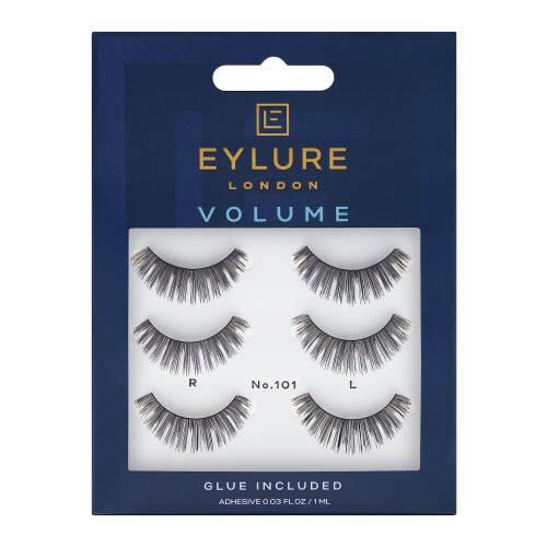 Eylure Eylure Strip False Lashes No.101, 3 pairs