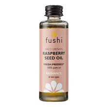 Fushi Organic Raspberry Seed Oil, Fresh-Pressed, Rich in Vitamin E & Carotenoids, Best for Irritated Skin, Dry Skin & Fine Lines, Ethical & Vegan