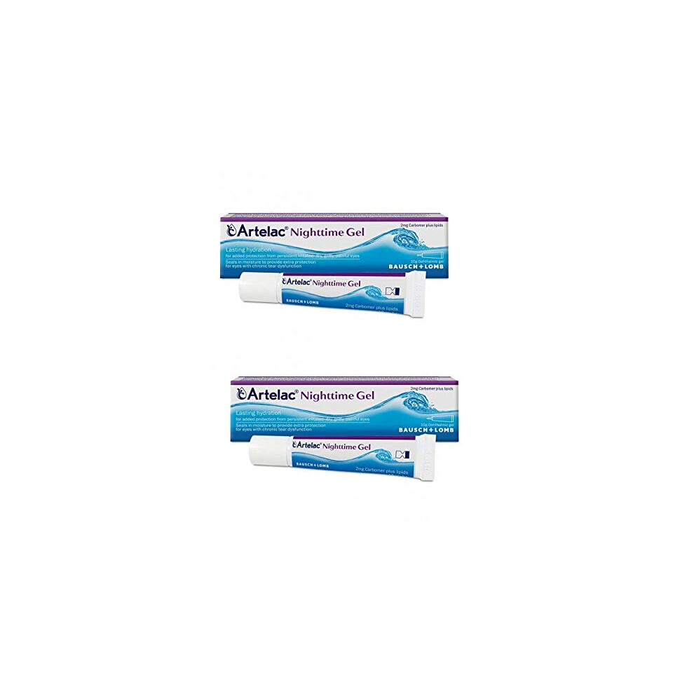 Artelac 2 X Nighttime Gel 10G - Deep Night Hydration For Persistent Eye Dryness