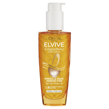 L'Or?al Paris Elvive Extraordinary Coconut Oil Miracle Hair Serum, Intense Nourishment, Up to 6x more Shine, up to 230? heat protection, suitable for