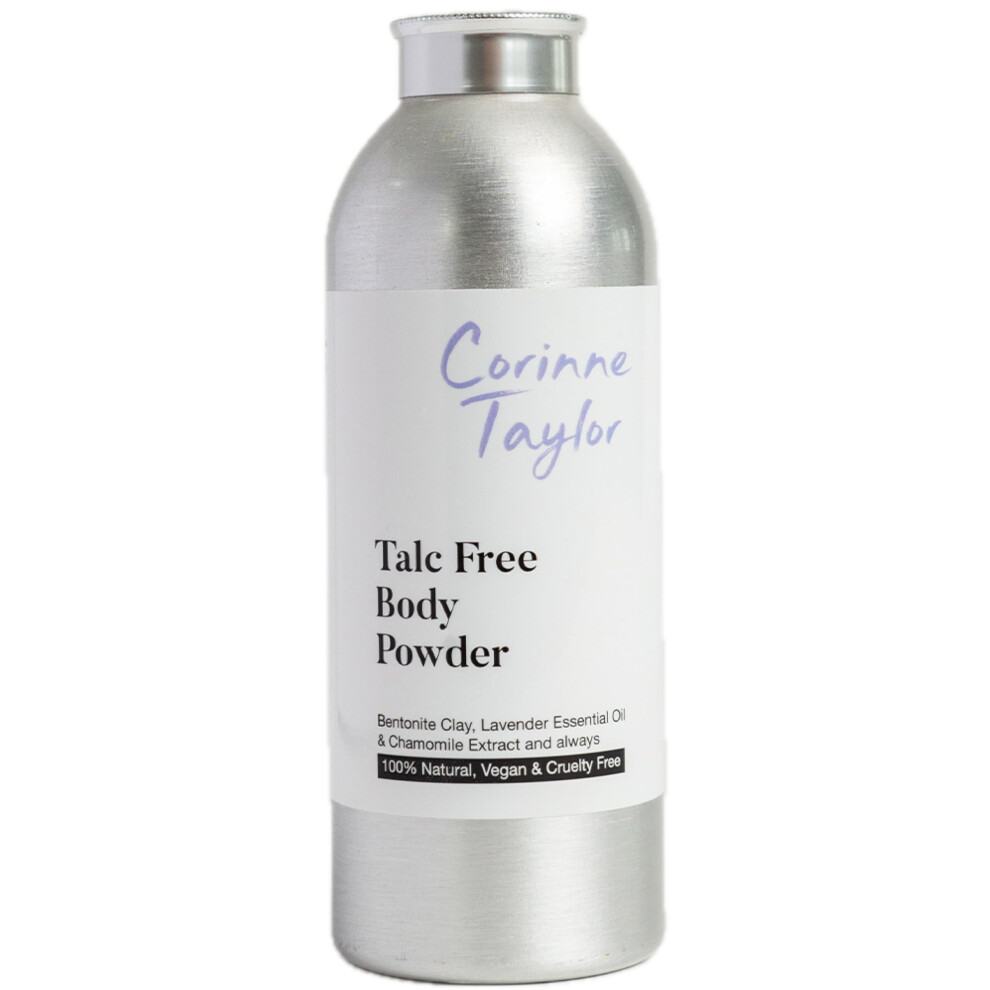 Corinne Taylor Lavender | Organic Body Powder | 100% Natural | Talc Free | Intimate Comfort | Chamomile & | Vegan | 85G