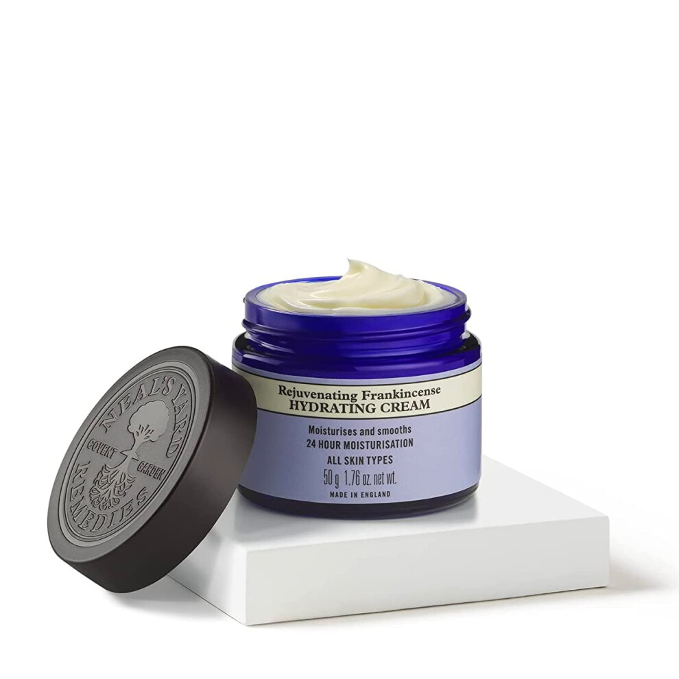 Neal's Yard Remedies Frankincense Hydrating Cream | Up To 24 Hours Moisturisation, Feel Smooth | 50G