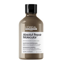 L?Or?al Professionnel Absolut Repair Molecular Sulphate Free Shampoo, For Extremely Damaged Hair, Molecular Peptides Bond Repair, Restore Strength &