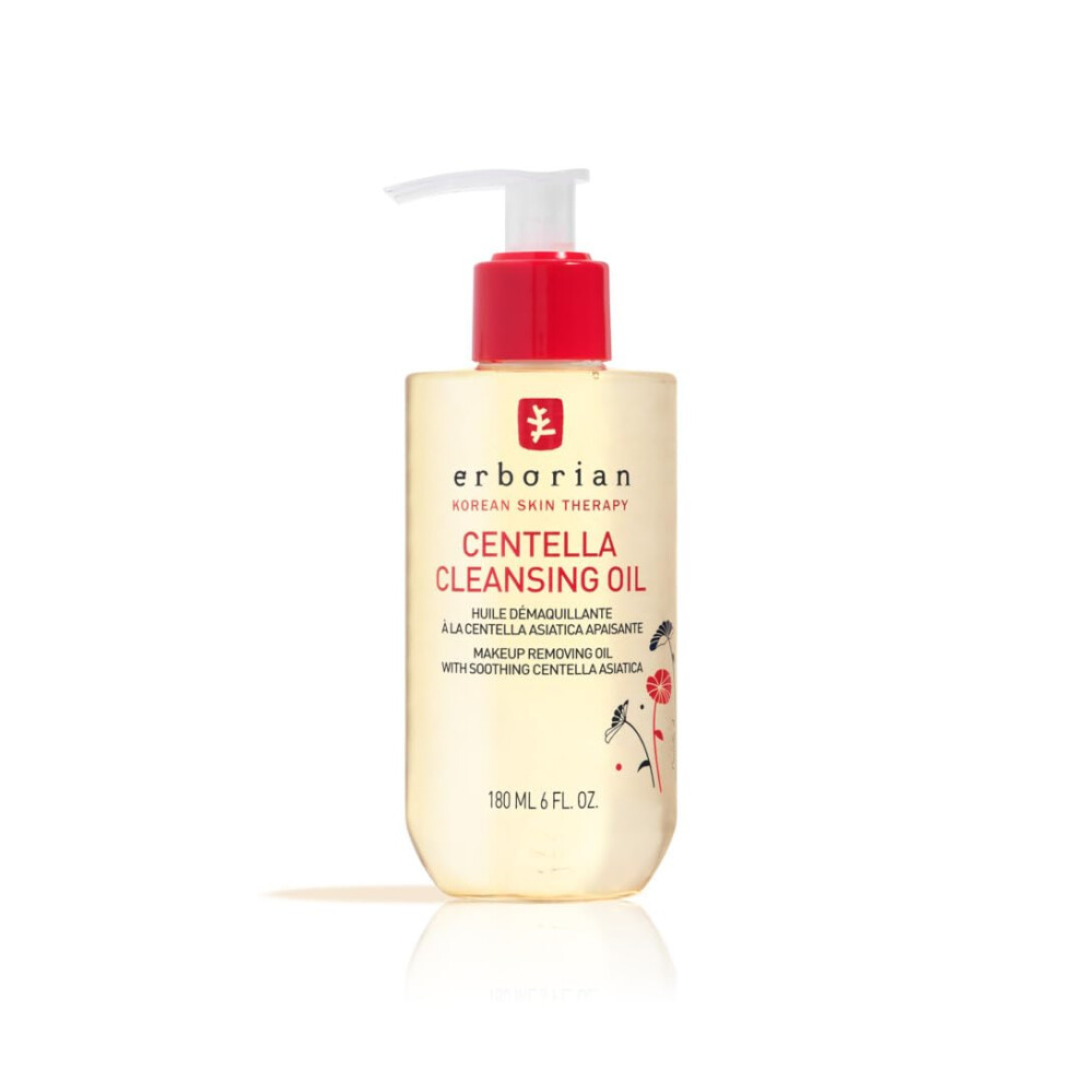Erborian - Centella Cleansing Oil - Centella Asiatica Facial Cleansing Oil 180 Ml - All Skin Types - Korean Cosmetics