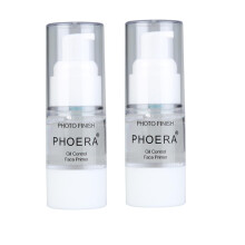 2Pcs Makeup Primer For PHOERA All Matte Oil Free Full Coverage Foundation Base Long Lasting Hydrating Smoothing Moisturizing Makeup Base Matte Face