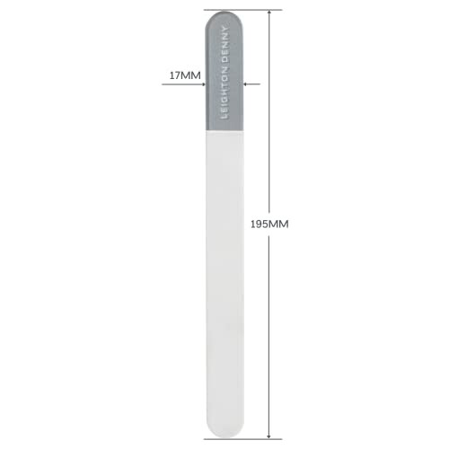 LEIGHTON DENNY Large Crystal Nail File (195mm) with Eco Case 2