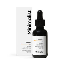 Minimalist 10% Vitamin C Face Serum for Glowing Skin, 30 ml | Highly Stable & Effective Skin Brightening Vit C Serum For Women & Men, Transparent, 30