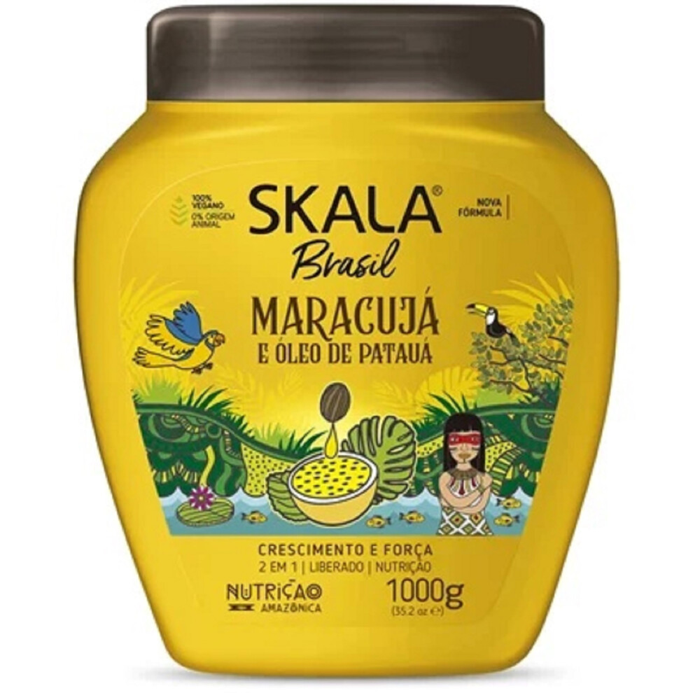 Skala Brasil Maracuja Creme De Tratamento, Conditioner 1000 Ml