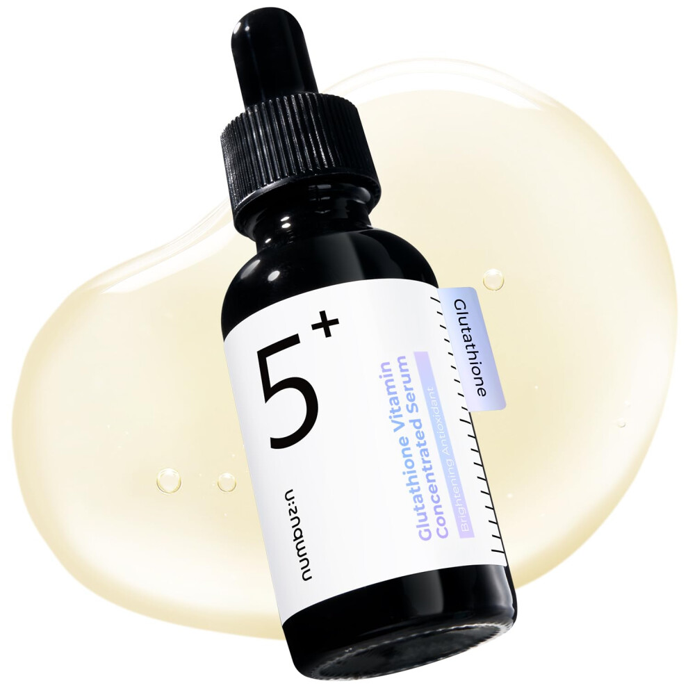 Numbuzin No.5 Serum | Vitamin Concentrated Serum | Glutathione, Vitamin C | Hyperpigmentation, Acne Scars | Suitable For Sensitive Skin, Korean