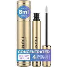 NYK1 CONCENTRATED Eyebrow Serum (XL - 8ml) BrowForce Eyebrow Growth Serum And Lash Serum For Fuller Natural Eyebrows - Advanced Nourishing Lash and