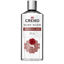 Cremo Bourbon and Oak Body Wash, Men's Shower Gel for Body Skin Care, Rich Lathering and Moisturising, 473 ml