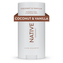 Native Deodorant Womens & Men ? Alcohol & Aluminium Free - Coconut & Vanilla Scent - Naturally Derived with Shea Butter, Coconut Oil & Baking Soda -