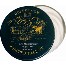 Beef Tallow Whipped Balm ? Grass Fed Beef Tallow Face Cream & Moisturiser - Oud Scented 60g Golden Cow Hydrating Whipped Balm for Dry Skin - Natural