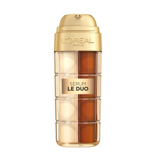 L'Or?al Paris Age Defying Serum Le Duo, Collagen Peptide Booster and Vitamins B3 and C, Instant Firmness, Radiance, Wrinkles Appear reduced, 30ml.
