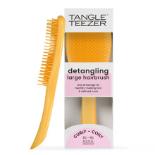 Tangle Teezer Ultimate Detangler Hair Brush, Dry & Wet Hairbrush, Reduces Frizz & Breakage, for Curly to Coily, 3C to 4C Hair Types, Large, Daffodil