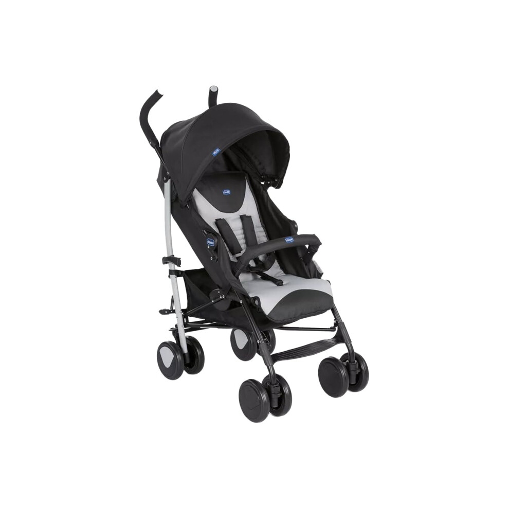 Echo Stroller, Stone | Birth To 22Kg, Foldable, Lightweight, Lay-Flat Chicco
