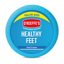 O'Keeffe's Healthy Feet Value Size Jar, 180g ? Foot Cream for Extremely Dry, Cracked Feet | Instantly Boosts Moisture Levels, Creates a Protective