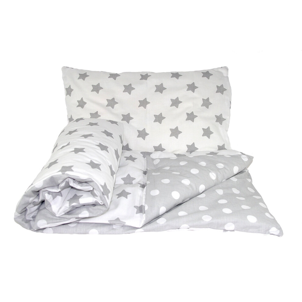 Reversible 2Pcs Baby Bedding Set Duvet/Quilt Cover + Pillowcase (120X90Cm for Cots and Cotbeds, 21), Colour 21, Size 120x90-image-OPC-PMXWG8B-NEW