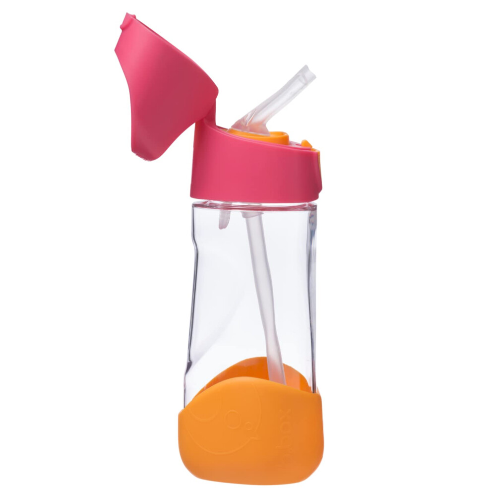 Tritantm Drink & Water Bottle | Easy Grip Bottle And Leakproof Lid | Cool Modern Child Friendly Design, Best For After Sippy Cup | 450Ml/15Oz Light B.box