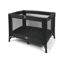 Babylo Alpha Travel Cot, Lightweight, Easy to set up, Black