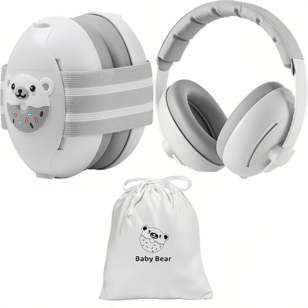 Baby Ear Defender 2-In-1 For Babies And Toddlers Up To 4 Years,Ce & En71 Certified - Adjustable Noise Reduction Earmuffs,Comfortable Baby Headphones Unisex Kids Boenfu