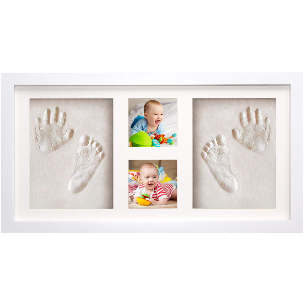 Bubbleliss Baby Hand And Footprint Kit Makes A Great Gift Present For Birthdays, Christenings And Baby Showers, Newborn Baby Keepsake Frames