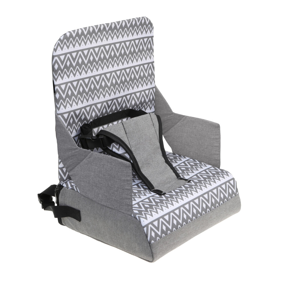 On-The-Go Kids Booster Seat - Portable High Chair With Handy Storage Compartments - Fits Most Dining Chairs - Lightweight, Compact, And Dreambaby