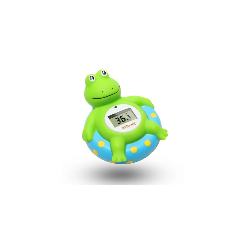 Frog Baby Bath Thermometer, Toddlers Floating Bath Toy, Bathtub Thermometer, At Fahrenheit And Celsius Degree - Blue Doli Yearning