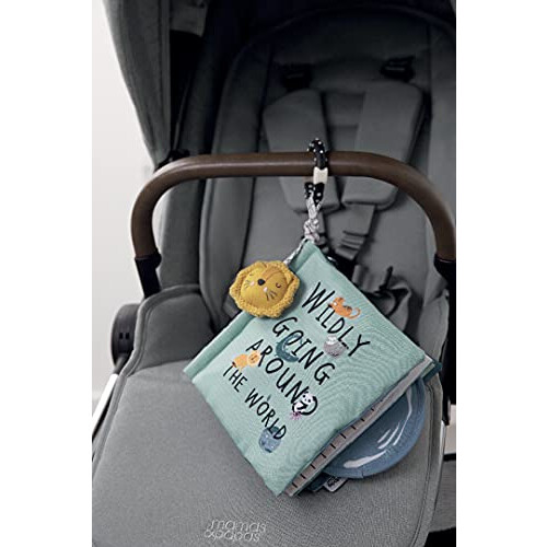 Mamas & Papas Mamas & Papas Adventures Activity Book with Detachable Toy and Teether Ring, Wildly 2